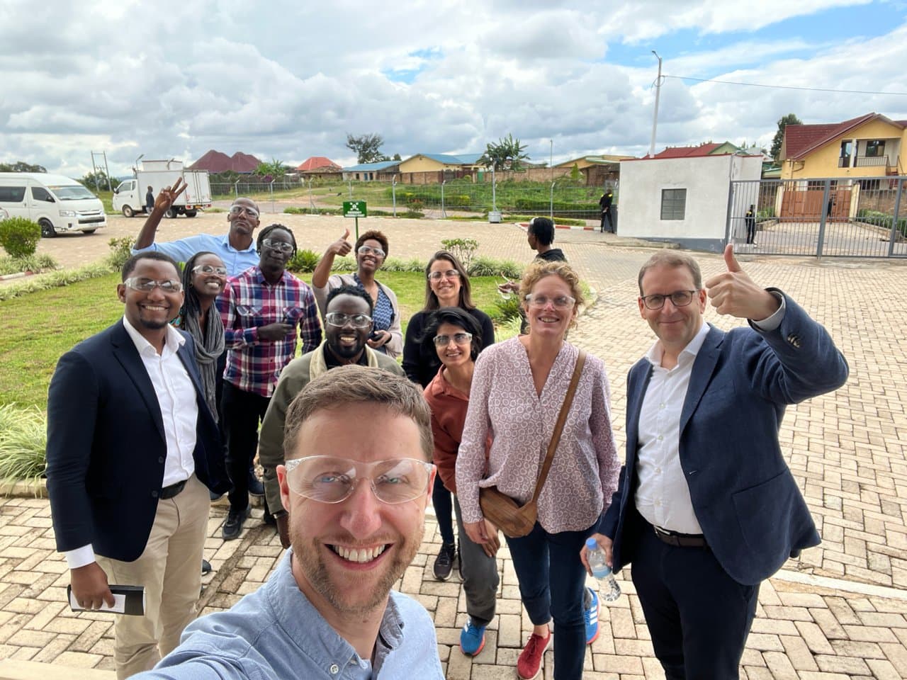 Madiro team collaborating on digital health solutions in the field