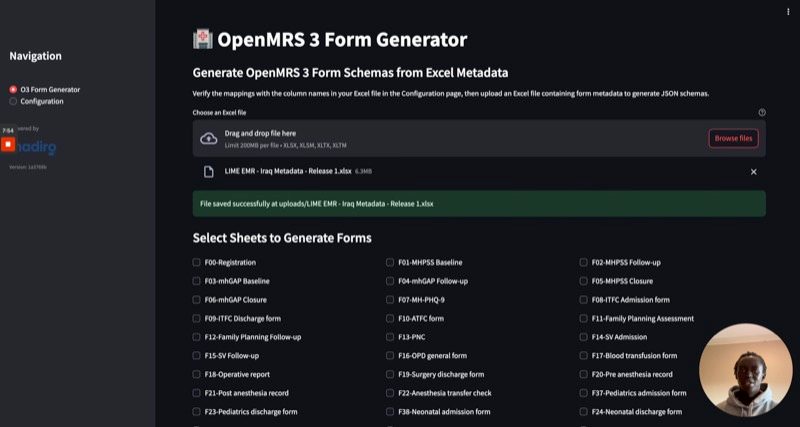 Madiro FormGem — AI-Assisted Clinical Form Builder
